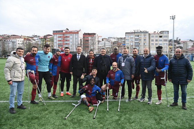 Trabzon Büyükşehir Belediyesi Ampute Futbol Takımı Yarı Finalde