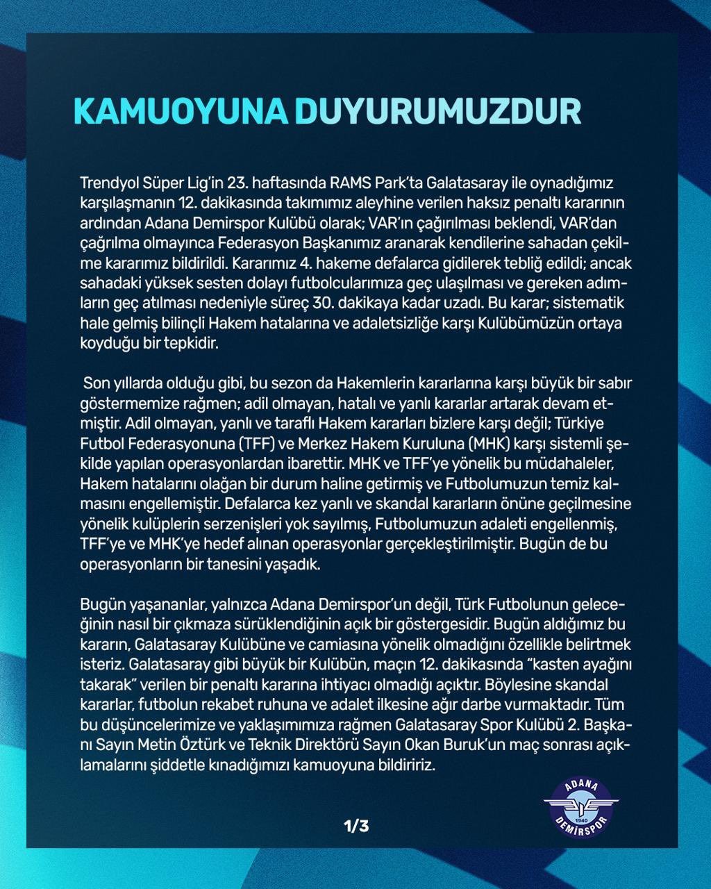 4.hakeme kararımızı defalarca bildirdik