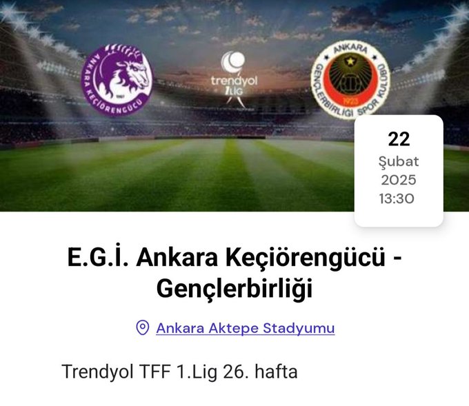 Biletler anında tükendi!