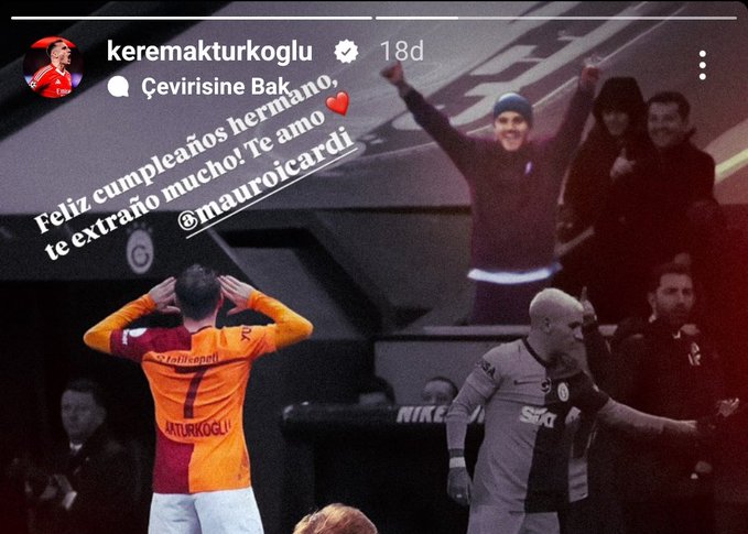 Kerem Aktürkoğlu, Mauro Icardi'nin Doğum Gününü Kutladı: 