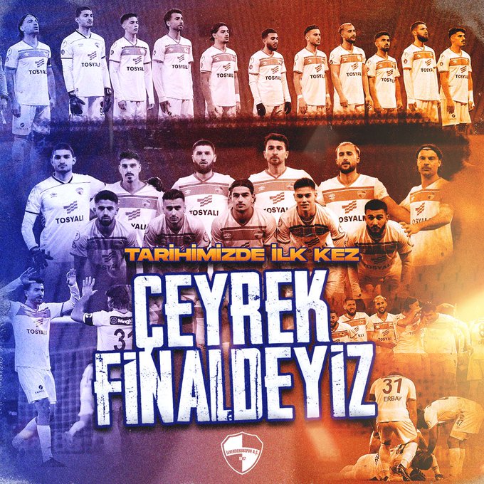 İskenderunspor Tarih Yazdı! Türkiye Kupası’nda Çeyrek Finalde