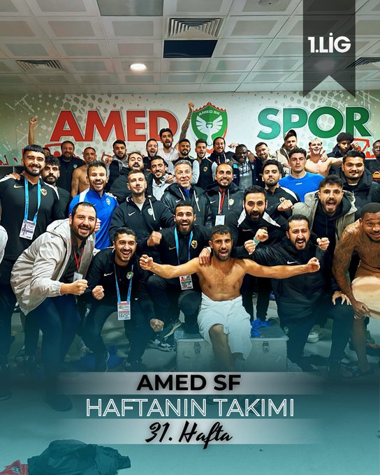 Trendyol 1. Lig'de haftanın takımı Amed SF