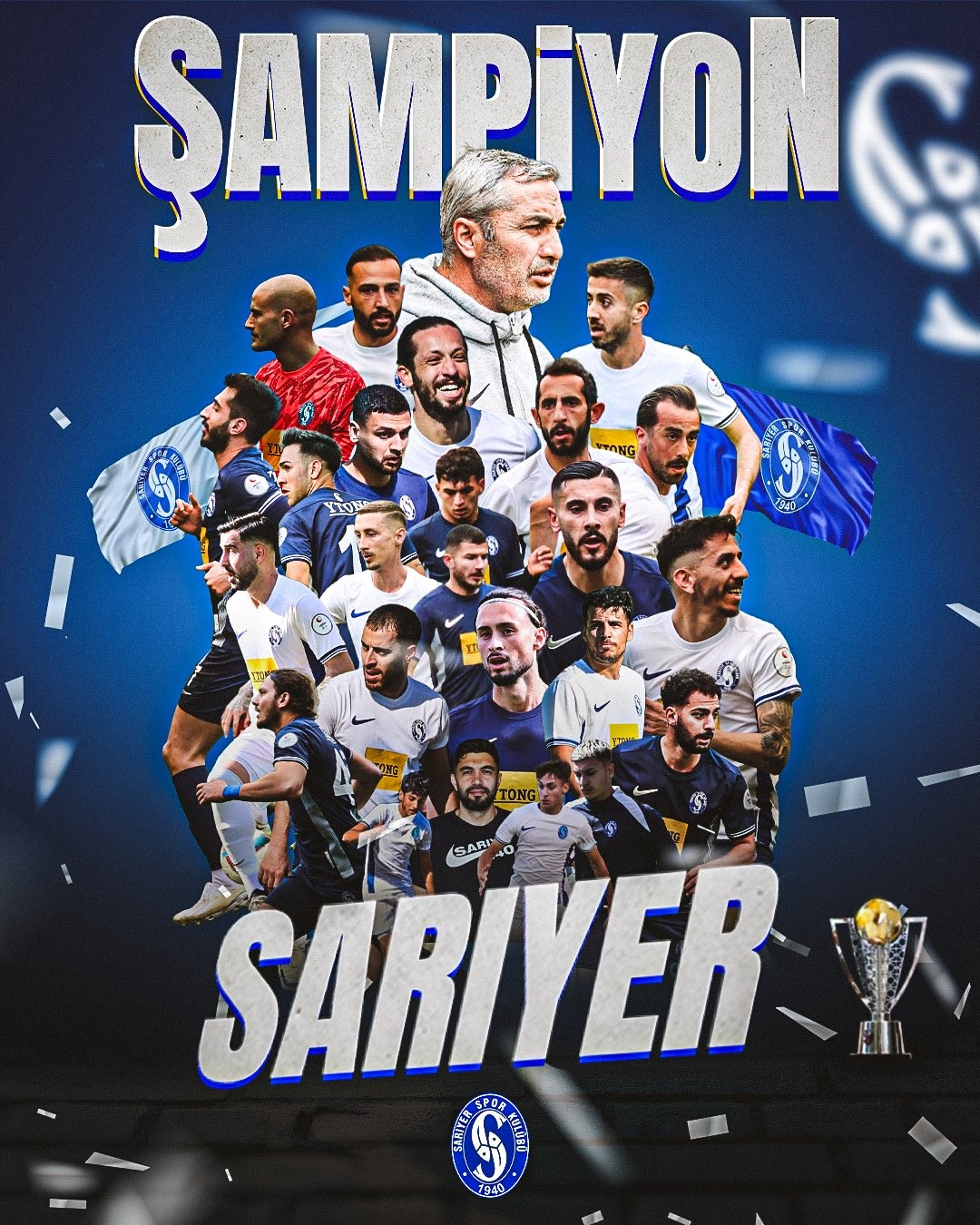 Sarıyer, 20 yıl sonra yeniden Trendyol 1. Lig'de