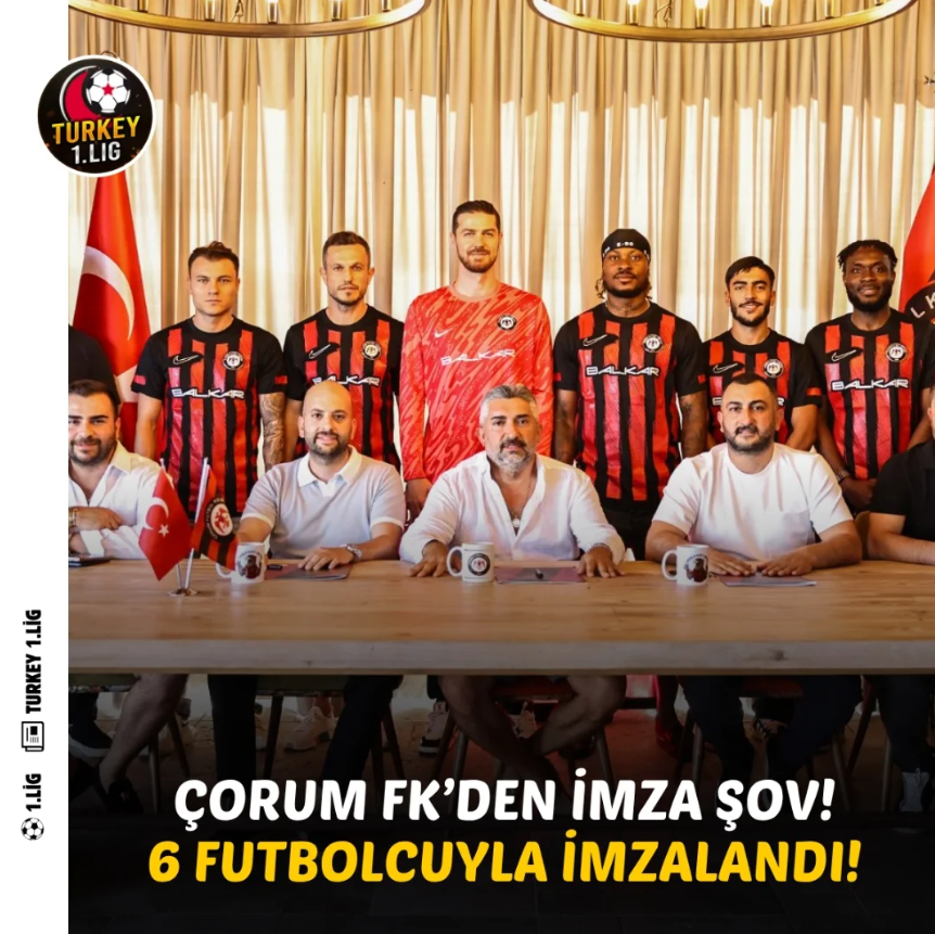 Çorum FK dan imza Show
