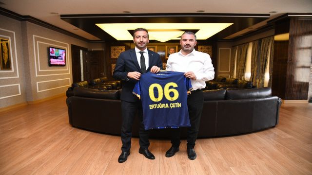 Ankaragücü’nden Pursaklar Belediye Başkanı Ertuğrul Çetin’e Ziyaret