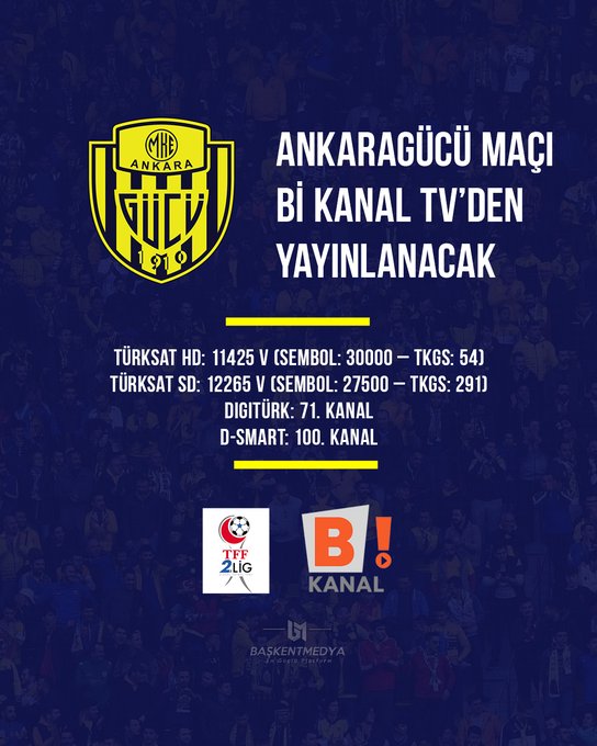 Ankaragücü - Erzincanspor Maçı Canlı Yayında!