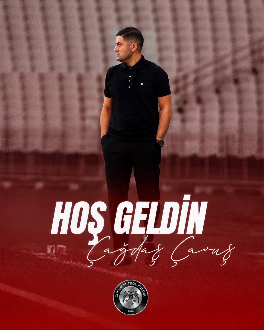 Çorum FK'nin yeni teknik direktörü Çağdaş Çavuş 