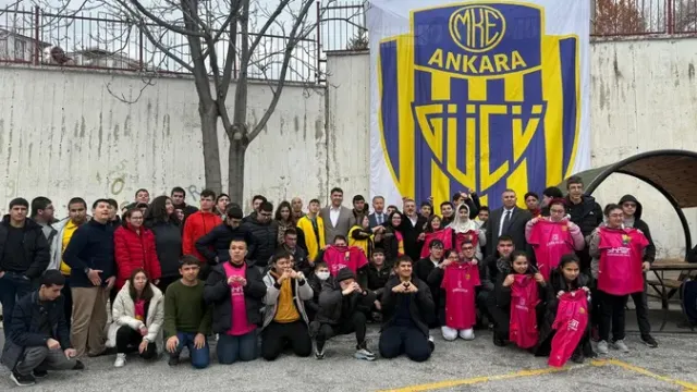 Ankaragücü’nden Sincan Özel Eğitim Kurumları’na Anlamlı Ziyaret