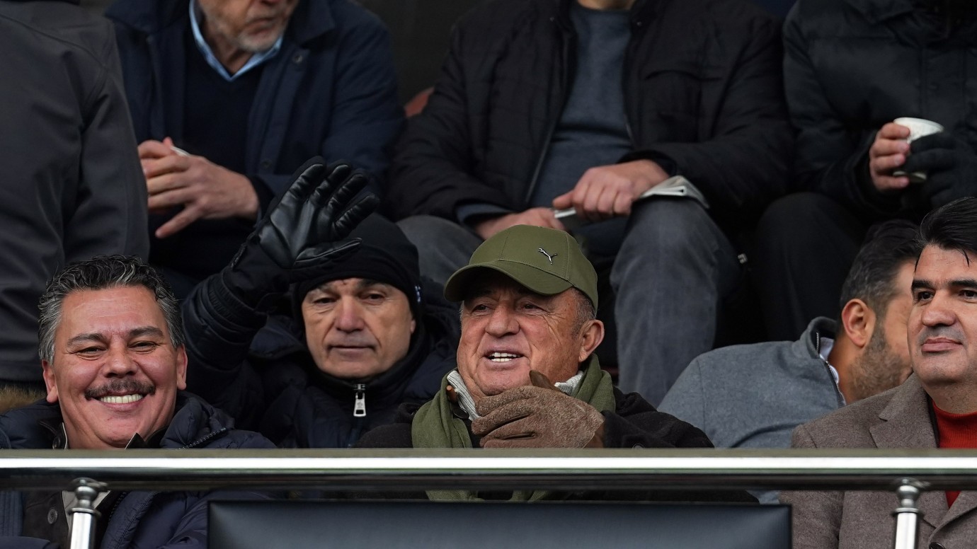 Fatih Terim, Sarıyer - Bodrum FK maçını tribünden izledi